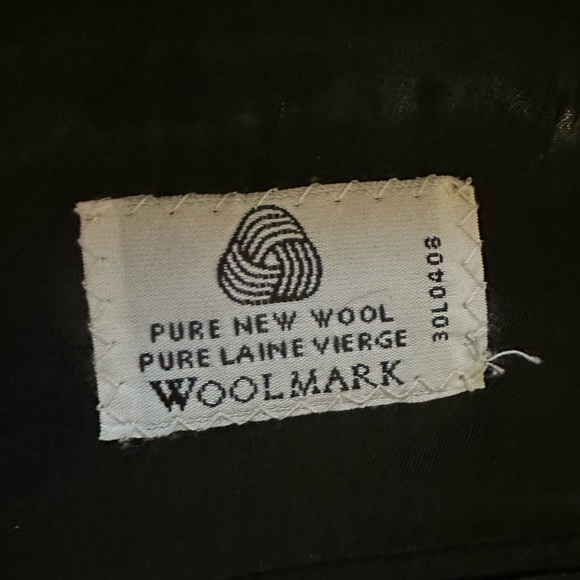 Grey, black and white blazer with buttons and shoulder pads ponti - Picture 4 of 5